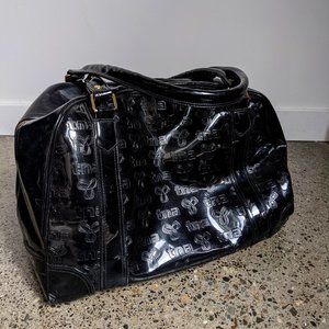 TNA Duffle bag black patent leather